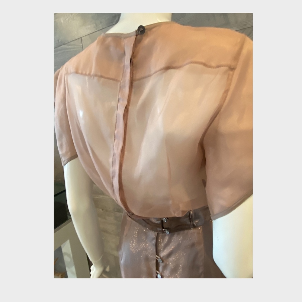 Richard Nicoll Rose Silk Dress Size Small Uk10 View 6